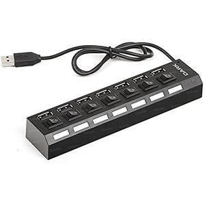 Dark Sluit Master U72 USB-multiplextelegraaf aan met 7 poorten aan/uit knop (DK-AC-USB272)