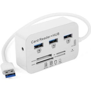 TX USB 3.0 HUB Multi-Kaartlezer en 3xUSB 3.0 Multiplextelegraaf (TXACUCR340)