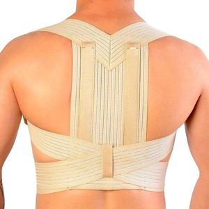 Novamed Postuur Corrector - Ventilerende Rugbrace - Elastische Rugcorrector - Rugrechthouder - Unisex - Maat S