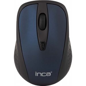 Inca Muis IWM-201RL Nano USB, Draadloos, 1600 DPI, BL/SW retail (Draadloze), Muis, Zwart