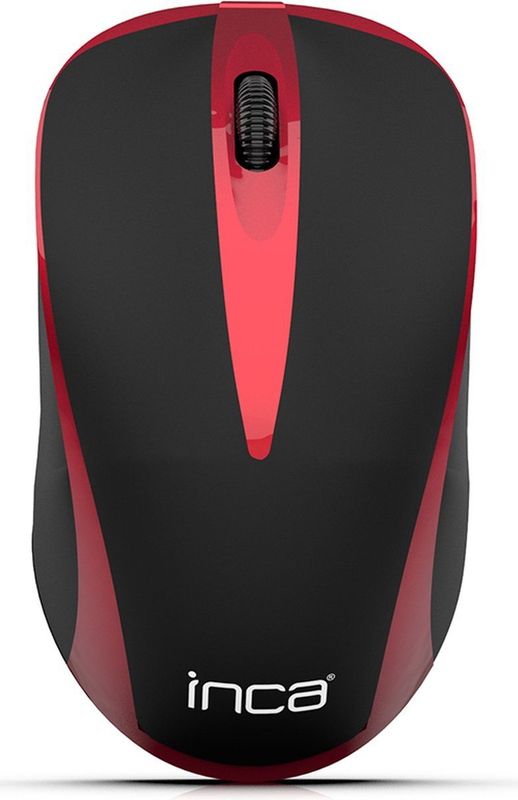 BasicTeQ - Inca IWM-221RSK - Draadloze Muis - Blauw/Rood - Ergonomisch Ontwerp