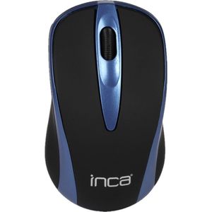Inca - IWM-221RSMV Draadloze Muis - Zwart - Blauw - Optisch