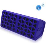 NewRixing NR-3021 TWS Hollow Triangle Pattern Bluetooth Speaker(Blue)
