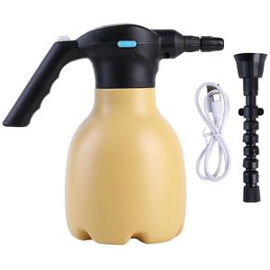 1.5L Tuin Elektrische gieter Handheld Huishoudelijke bloem Watering-apparaat  specificatie: geel + universeel mondstuk