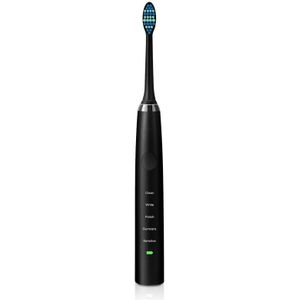 USB Charging Of Ultrasonic Waterproof Electric Toothbrush(Black)