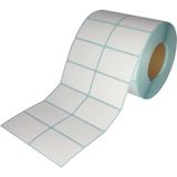 SC5030 Dubbele rij Driebestendig thermisch papier Waterdichte barcodesticker  Grootte: 40 x 30 mm (2500 stuks)