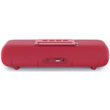 NewRixing NR-2027FM TWS Soundbar Bluetooth Speaker with Mobile Phone Holder & Antenna(Red)