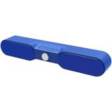 NewRixing NR-4017 TWS Pure Color Soundbar Bluetooth Speaker with Knob(Blue)