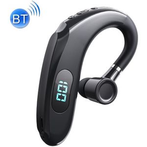 Q20 Bluetooth 5.2 Business Digital Display Sports Earhook Stereo Earphone(Black)