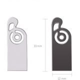 Zsyyh2 USB 2.0 Hoge snelheid Muziek Opmerking USB Flash Drives  Capaciteit: 4 GB