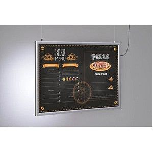 update displays LED-Leuchtrahmen Economy silber DIN A1