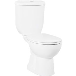 Creavit Sedef S-Trap Duoblok Toiletpot Met RVS Sproeier (Bidet) Wit ( Niet compleet )