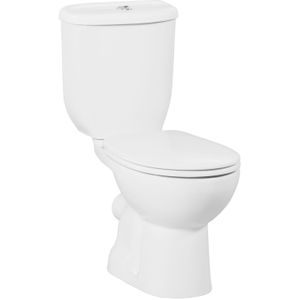 Toiletpot Staand Boss & Wessing Sedef Achter Aansluiting Wit