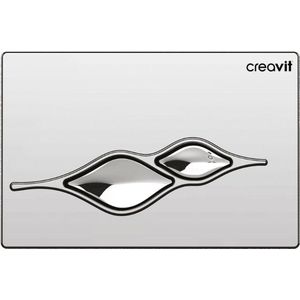 Boss & Wessing - Ufo - Drukplaat - Chroom - 2-Knopsbediening