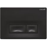 Boss & Wessing - Hakoda - Drukplaat - Mat Zwart - Twee Druktoetsen