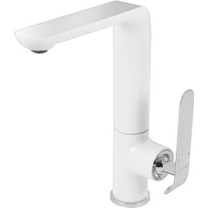 KEUKENKRAAN - BLOOM - WIT/CHROOM - MITIGEUR DE CUISINE BLANC/CHROME - CREAVIT