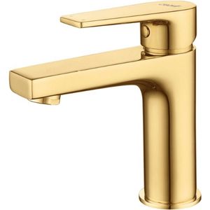 Wastafelkraan bws sharp mengkraan goud