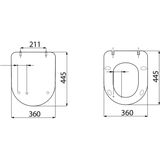 Creavit Toiletzitting Softclose Quick Release Duroplast Inox Scharnieren Mat Cappucino