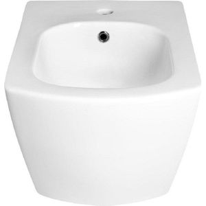 Sanigoods Cody bidet met overloop en kraangat wit