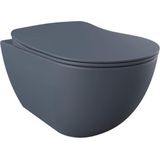 Wandcloset bws freedom met bidet mat basalt (exclusief zitting)