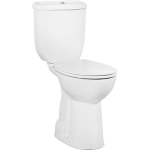 Toiletpot Staand Boss & Wessing Mala Verhoogd Met Bidet Onder Aansluiting Wit Boss & Wessing