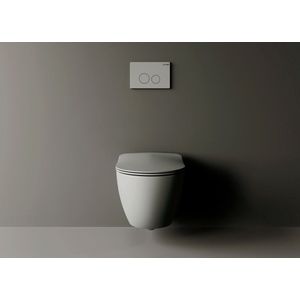 Creavit Wc-Zitting - duroplast - softclose - quick release - Inox Scharnieren - Koel Grijs KC0903.01.1800E