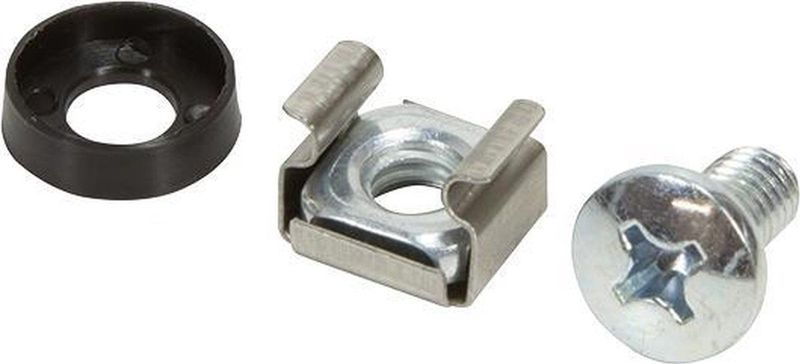 LogiLink - Bevestigingsset - Accessoires voor Serverkasten - Zwart - Zilver - 20-pack