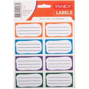 Tanex boeketiketten assorti (40 stuks)