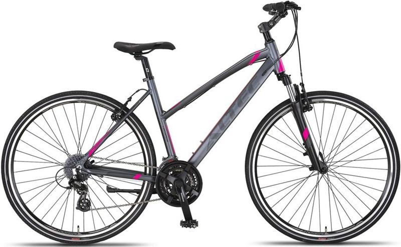 ALTEC Crossbike 28 Zoll Legarda Lady, grau-pink
