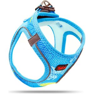 Tailpetz - Air-Mesh Harness - Hondenharnas - Hondentuig - Hondentuigje Kleine Hond - Y Tuig Hond - Harnas Hond - Anti Trek Tuig Hond - Reflecterend - Maat XS - Omnia