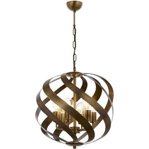 Avonni Hanglamp AV-1798-6E antiekgoud, 6-lamps