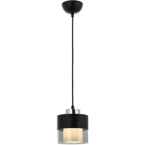 Avonni Hanglamp AV-4288-1BSY van metaal en glas