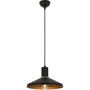 Avonni Hanglamp AV-4106-M24-BSY van metaal, zwart