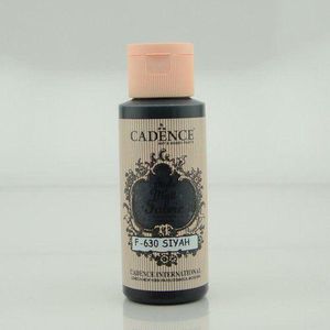 Cadence Style Mat Textielverf 59 ml Zwart