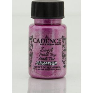 Cadence Dora Acrylverf Metallic 50 ml Roze Sunset