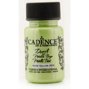 Cadence Dora metallic verf Kiwi groen 01 011 0194 0050 50 ml