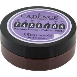 Cadence Fashion Textiel Relief Pasta 50 ml Donkerbruin