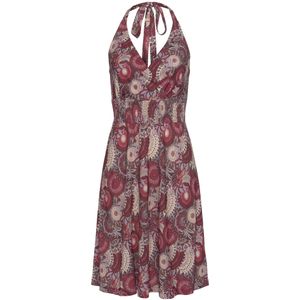 Zomerjurk - Paars - V-hals - Mouwloos - Haltermodel