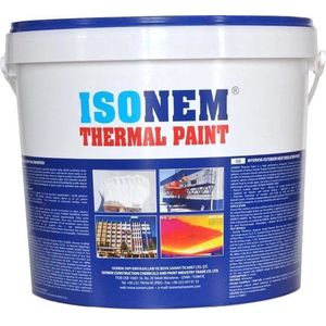 ISONEM® Thermal Paint -Speciale Thermische Verf - Muur & Plafond Verf - Warmte-geluid en waterisolatie met speciale vacuümmicrosferen - 10 ltr GEBROKEN WIT