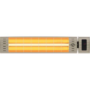 Dysis Infrarood Terrasverwarmer, Infraroodstraler met Afstandsbediening - 2300W - 4 Warmtestanden - IP65 Stof- en Regendicht voor Binnen en Buiten, Elektrische Kachel voor Terras - Beige