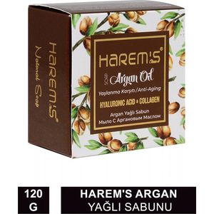 HAREM'S ARGAN OIL SOAP - COLLAGEN - ANTI AGING - HYALURONIC ACID - FACE SOAP