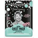Gezichtsmaskers - Purifying Facial Sheet Mask - 3-pack - Houtskool