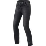 Rev'It! Victoria - Motorbroek - Zwart - Cordura-Denim - Stretch