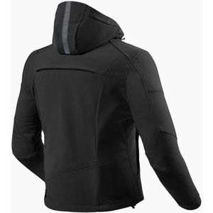 REV'IT! Afterburn H2O - Motorjas - Zwart - Waterdicht