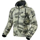 REV'IT! Flare 2 Camo Motorjas - Zwart Grijs - Lente/Herfst