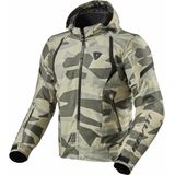 REV'IT! Flare 2 Camo Motorjas - Zwart Grijs - Lente/Herfst