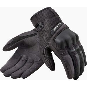 REV'IT! Volcano Black Motorcycle Gloves XS - Maat XS - Handschoen