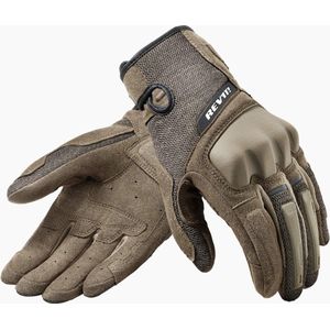 REV'IT! Volcano Sand Black Motorcycle Gloves M - Maat M - Handschoen