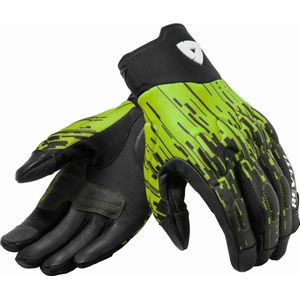 REV'IT! Spectrum Black Neon Yellow Motorcycle Gloves 3XL - Maat 3XL - Handschoen