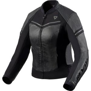 REV'IT! Jacket Median Ladies Black Anthracite 40 - Maat - Jas